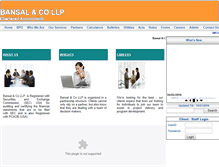 Tablet Screenshot of bansalco.com